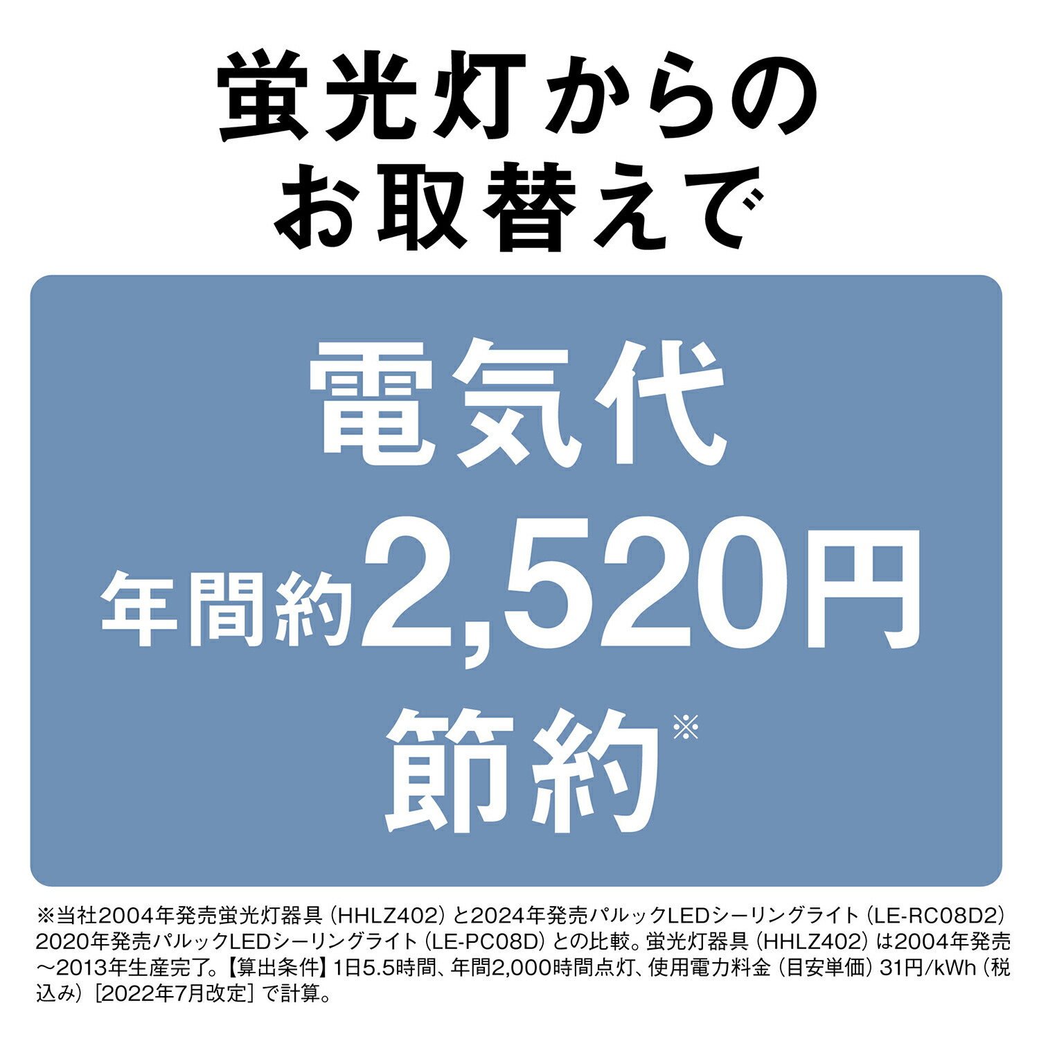 Panasonic（パナソニック） 公式店 シーリングライト LED LE-RC08D2