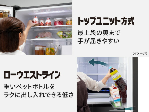 Panasonic（パナソニック） 公式店 冷蔵庫 NR-F65WX3 650L 幅75cm 冷凍