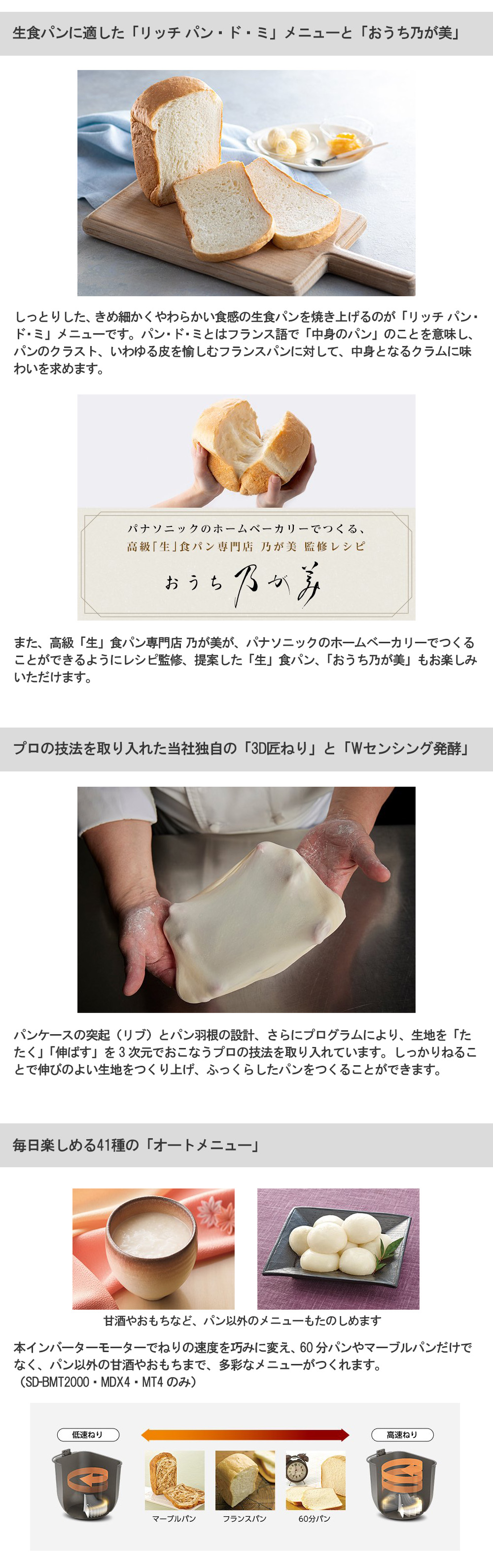 Panasonic 公式店 パナソニック ホームベーカリー 1斤タイプ Panasonic 公式店 パナソニック ホームベーカリー 1斤タイプ