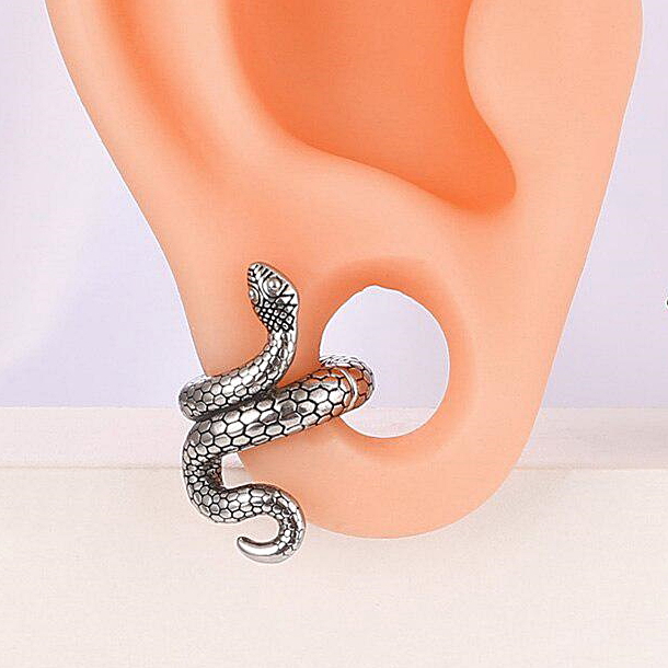 8G スネーク 蛇 ヘビ セグメント 軟骨 マグネット ステンレス