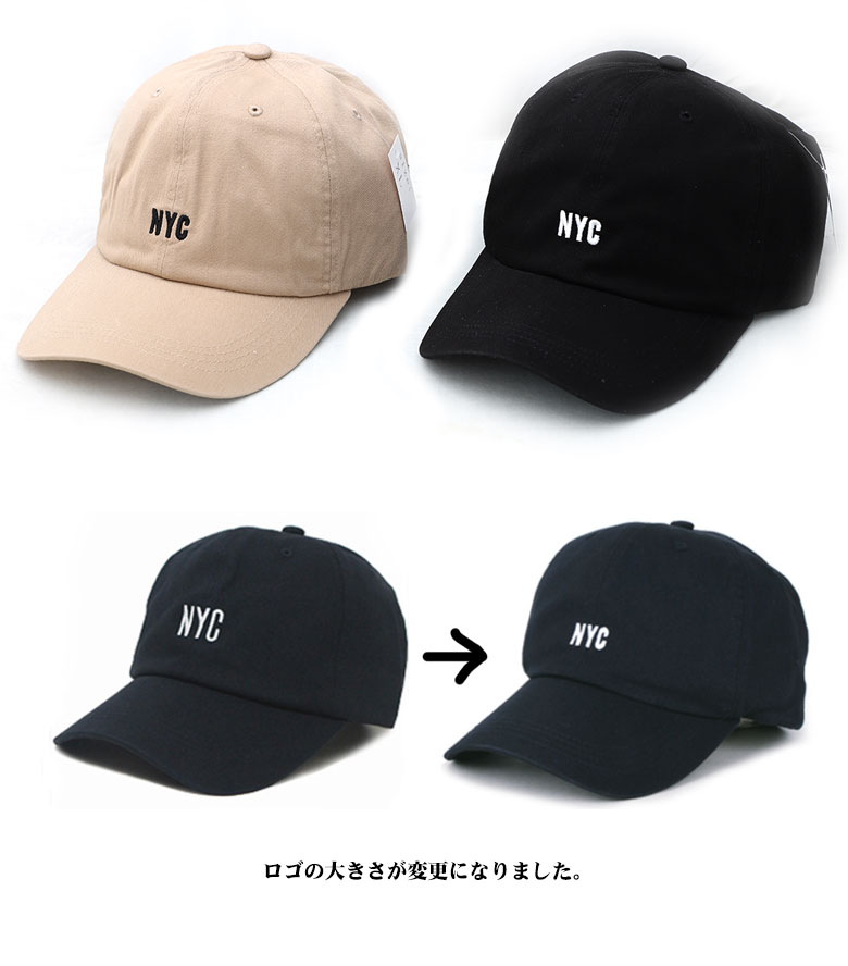 NYC ロゴ BIGサイズ ベースボールキャップ 大きいサイズ ビックサイズ
