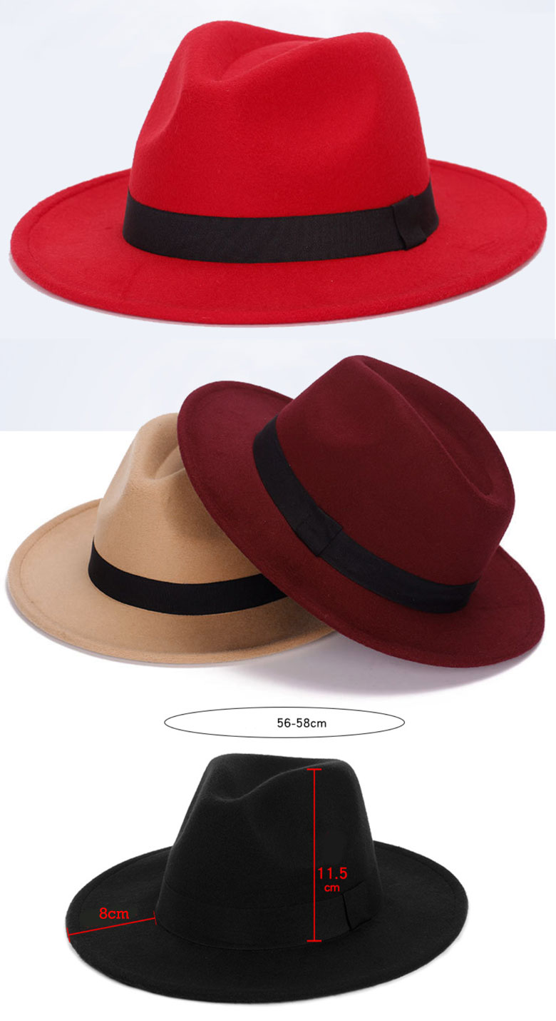 フェルトハット つば広帽子