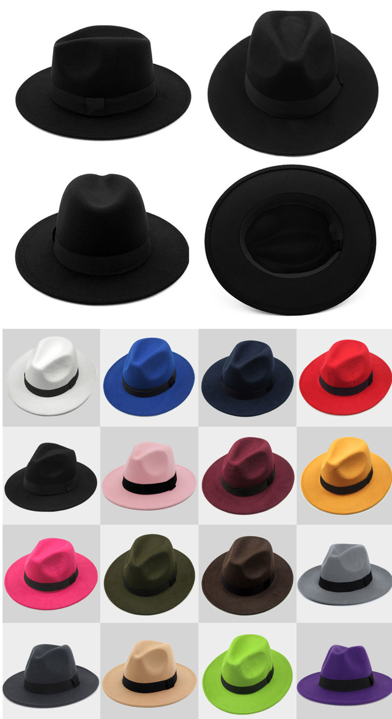 フェルトハット つば広帽子