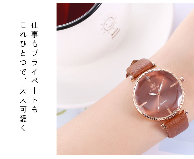 レディースウォッチ 腕時計 時計 メタルウォッチ 日本製ムーブメント