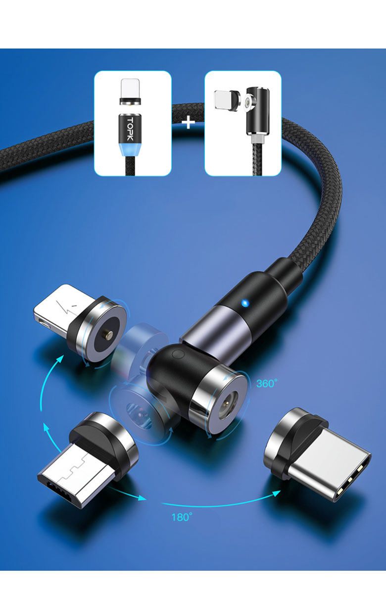 充電ケーブル マグネットiPhone android タブレット usb充電ケーブル マグネット iPhone android microusb Type-c
