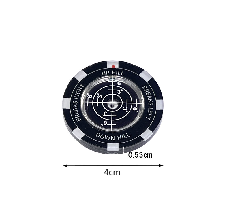 水平器付マーカー ゴルフマーカー