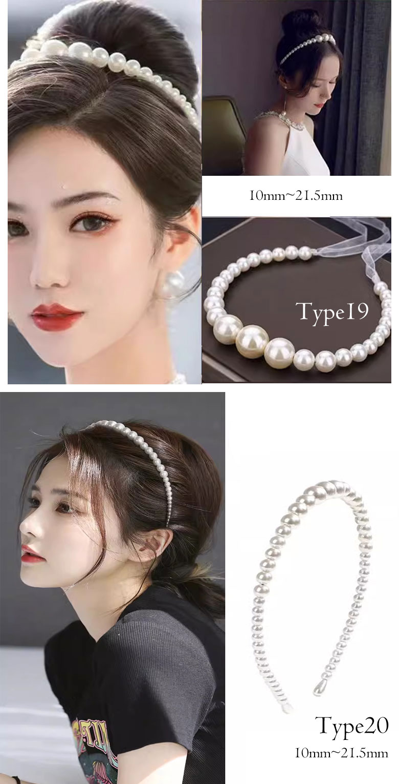 パールカチューシャ ヘアアクセサリー