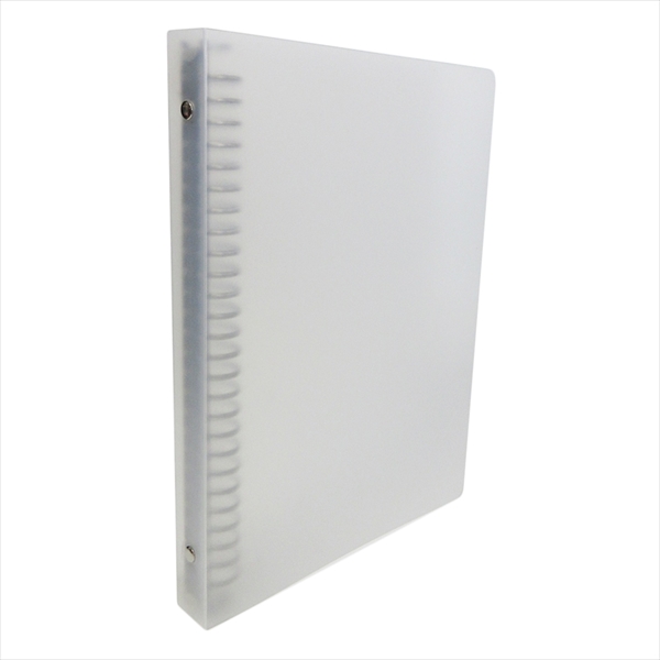 バインダー バイブル 6穴 A5 20穴 B5 26穴 リングバインダー 半透明