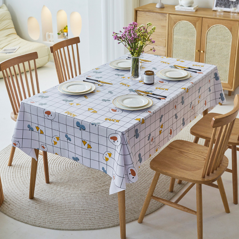 テーブルクロス ビニール 撥水 おしゃれ かわいい 動物柄 子供