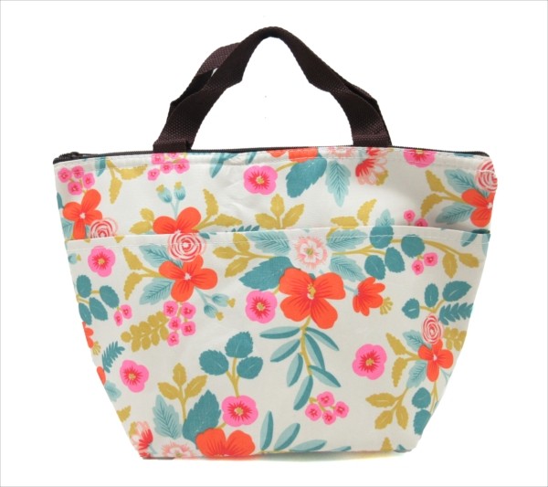 ランチバッグ 保冷 保温 ランチクロス付 弁当バッグ 無地 花柄 動物柄