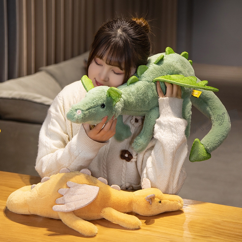ぬいぐるみ スノードラゴン 竜 翼付き 恐竜のぬいぐるみ きょう