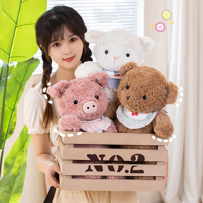 ぬいぐるみ ふわふわ 赤ちゃん ベビー もこもこ キッズ 手触り ソフト