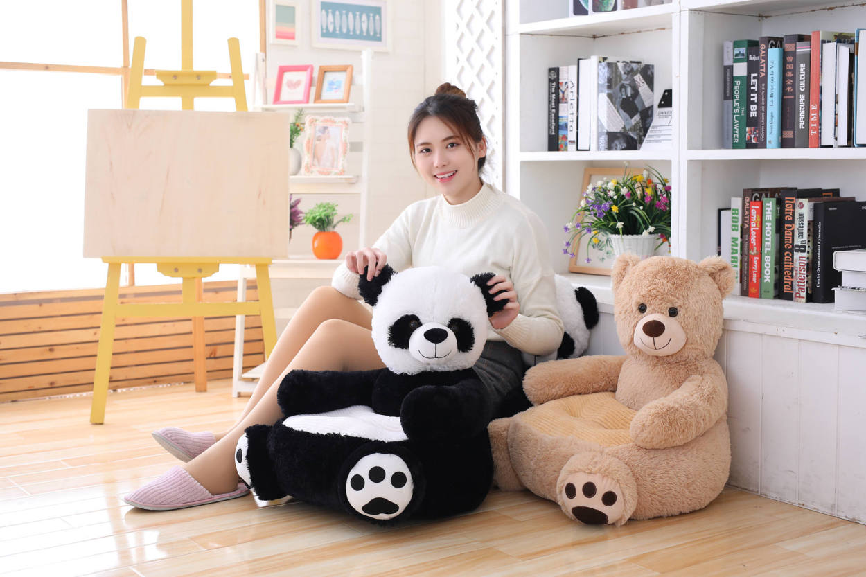 可愛らしいパンダの子供のソファーの椅子熊男女の子供の王女の赤ちゃん