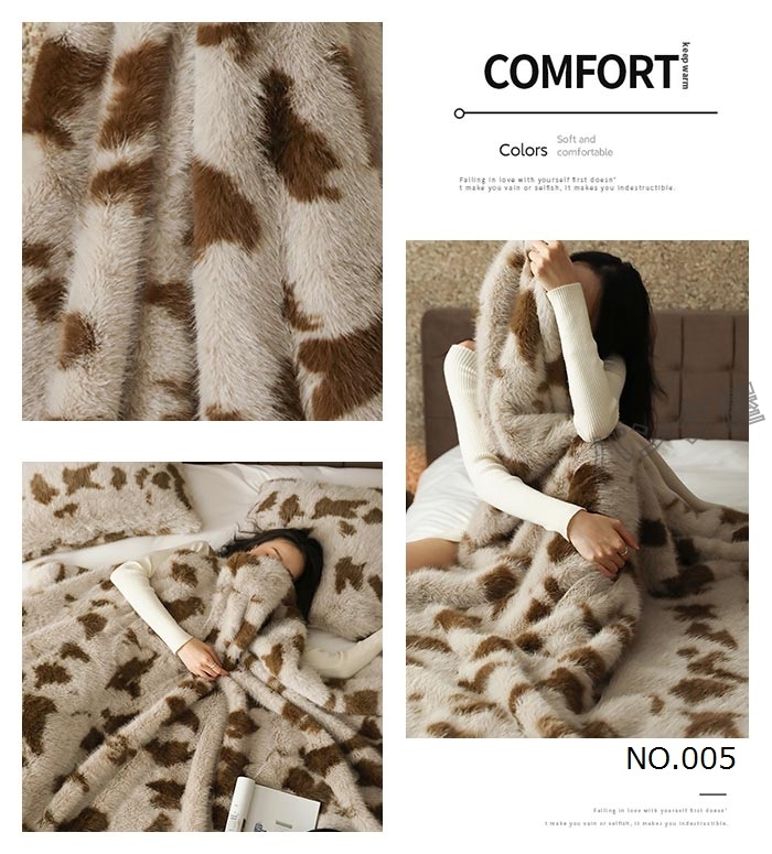 毛布 ラビットファーブランケット 掛け毛布 マイクロファイバー