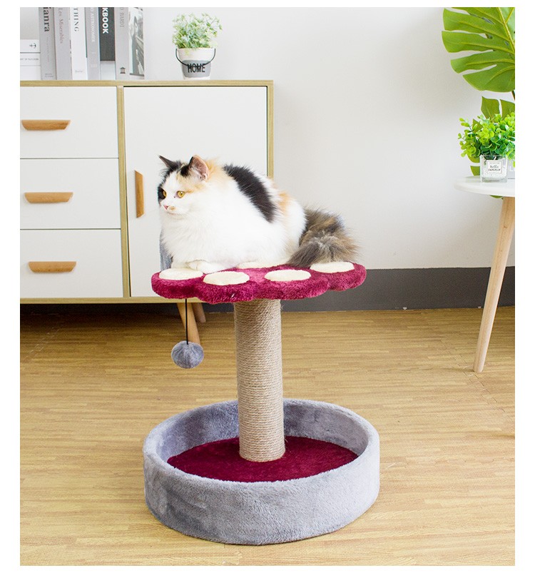 猫用 キャットタワー ネコタワー ミニ型 爪とぎ 玩具付き 昼寝タワー 猫のおもちゃ コンパクト 組立簡単 :pets020:パンダ屋 - 通販 -  Yahoo!ショッピング