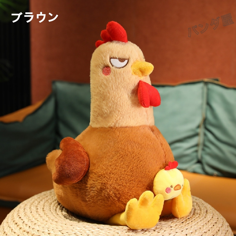 ニワトリのぬいぐるみ 鶏 抱き枕 かわいい にわとり 置物 おもちゃ 