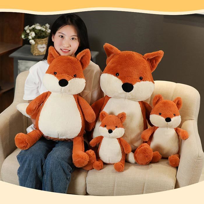 銀狐ぬいぐるみ　ふわふわ　美品 fox21013-6.jpg