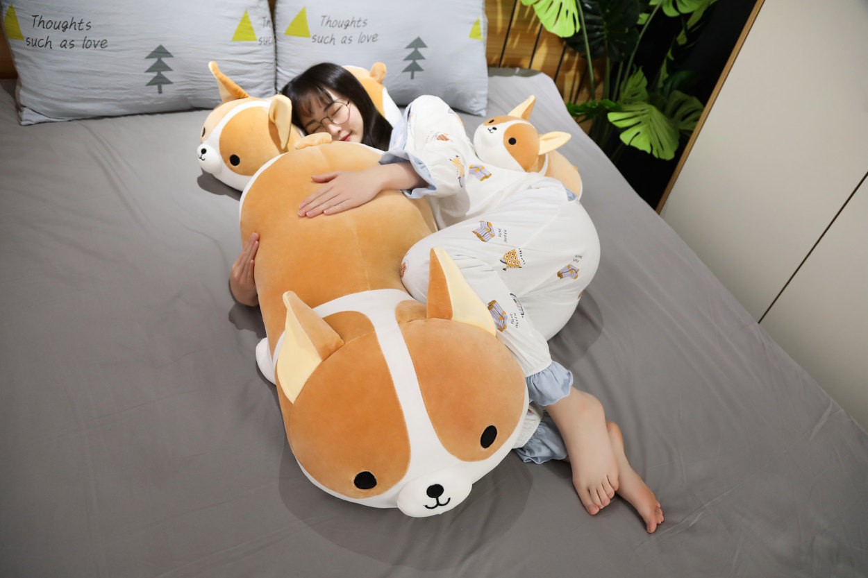 『新品未使用』ふわふわクッキー子犬のコーギーぬいぐるみ誕生日プレゼント Amazon.co.jp: コーギー ぬいぐるみ 大きい 動物 アニマル