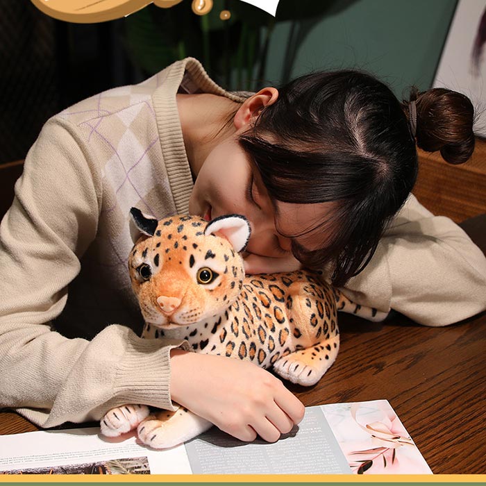 ぬいぐるみ ヒョウ 豹 リアル 動物 アニマル おもちゃ 部屋飾り 置物