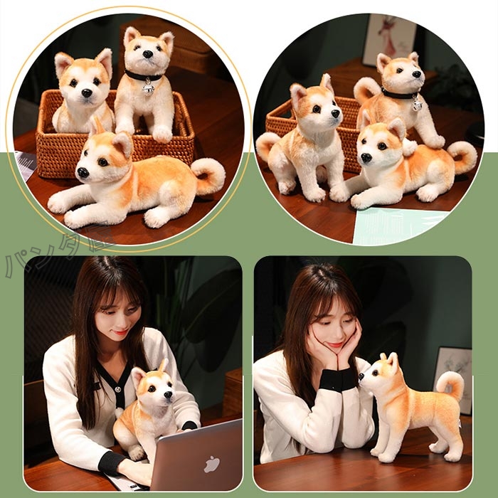 ぬいぐるみ 犬 秋田犬 イヌ抱き枕 リアル 動物 縫い包み 誕生日 ギフト