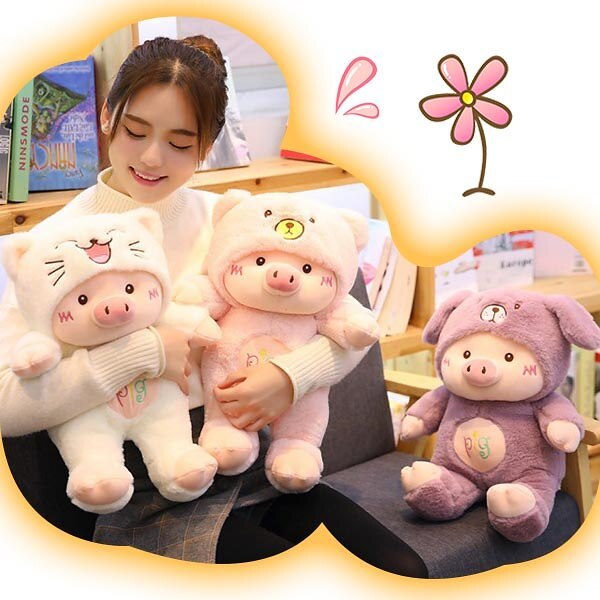 可愛い豚ちゃん２点セット！！ ぬいぐるみ ブタ 豚 クッション 抱き枕 豚ベビー 豚ちゃん