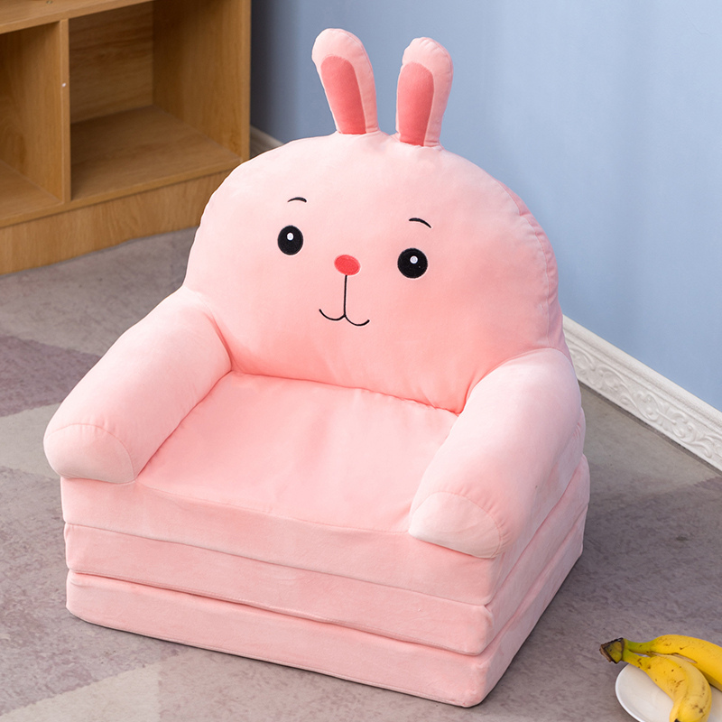 ベビーソファ 子供用ソファ 2way 折りたたみ ふわふわ 可愛い動物