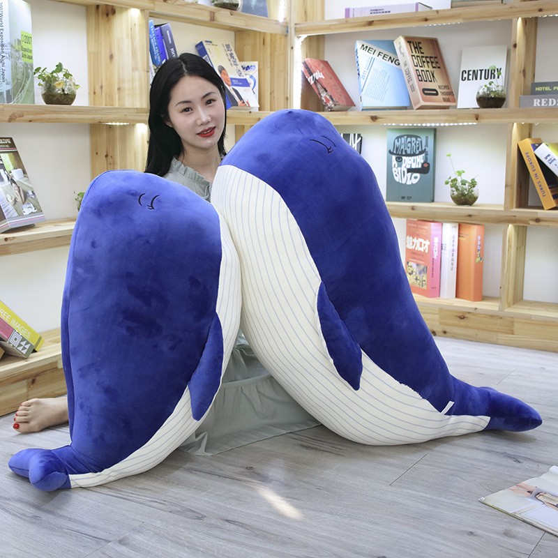 鯨ぬいぐるみクジラ 抱き枕 大きい クッション ふわふわ 癒し彼女