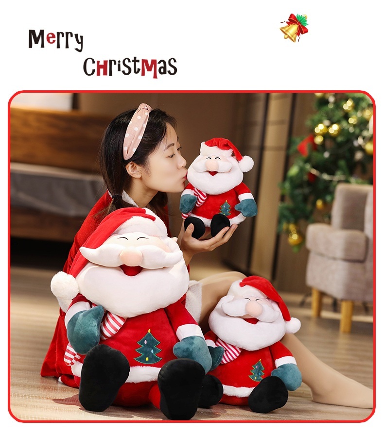クリスマスぬいぐるみプレゼントサンタクロース 大きい25cm : パンダ屋