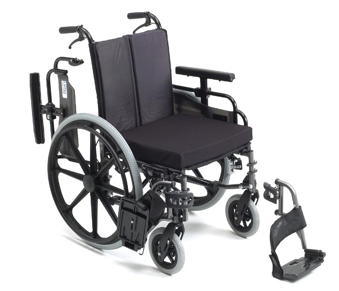 Miki　ミキ　自走介助兼用　多機能車椅子　アルミ製　KJP-4　ビッグサイズ ミキ 【法人宛】アルミ自走式車椅子 耐荷重130kg仕様（身体の