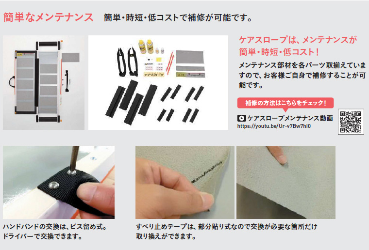 スロープ 車椅子用 ケアスロープ 幅70cm×長さ120cm CS120 ケア