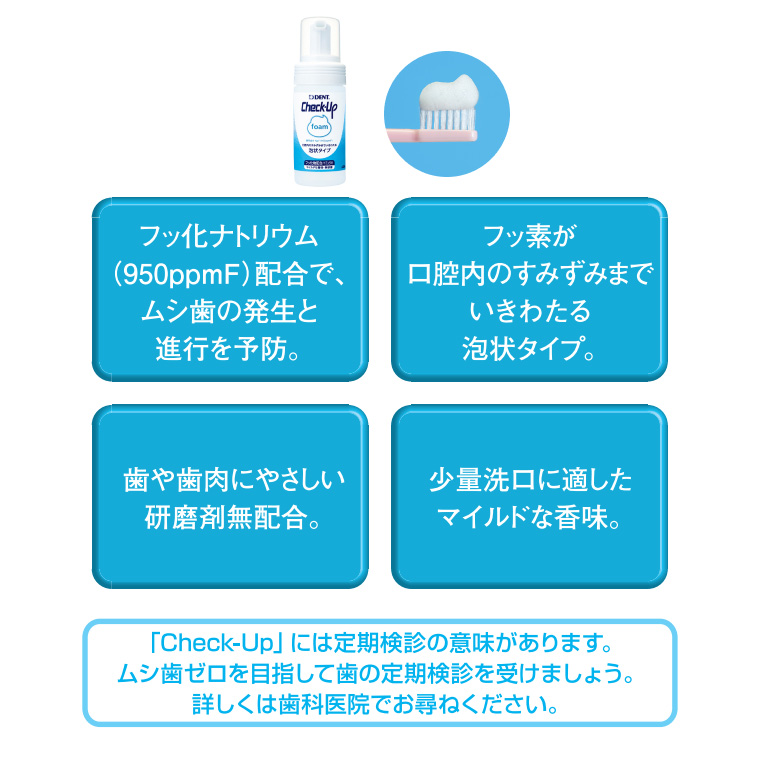 LION（ライオン） チェックアップフォーム 100mL 5本 DZHCUF ライオン
