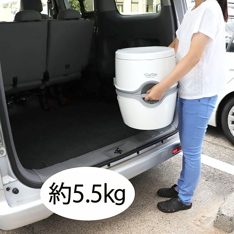 簡易トイレ 電動 水洗式 ポータブルトイレ ポルタポッティ