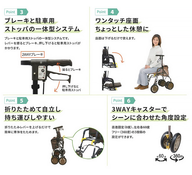 【美品】島製作所　四輪歩行器　シンフォニーEVO　歩行器　手押し車 島製作所】四輪歩行器 シンフォニーSP | 手押し車 通販の