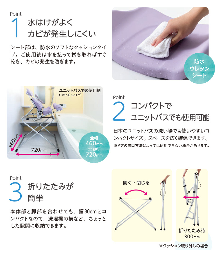 子ども用シャワーチェア SOCOTTO