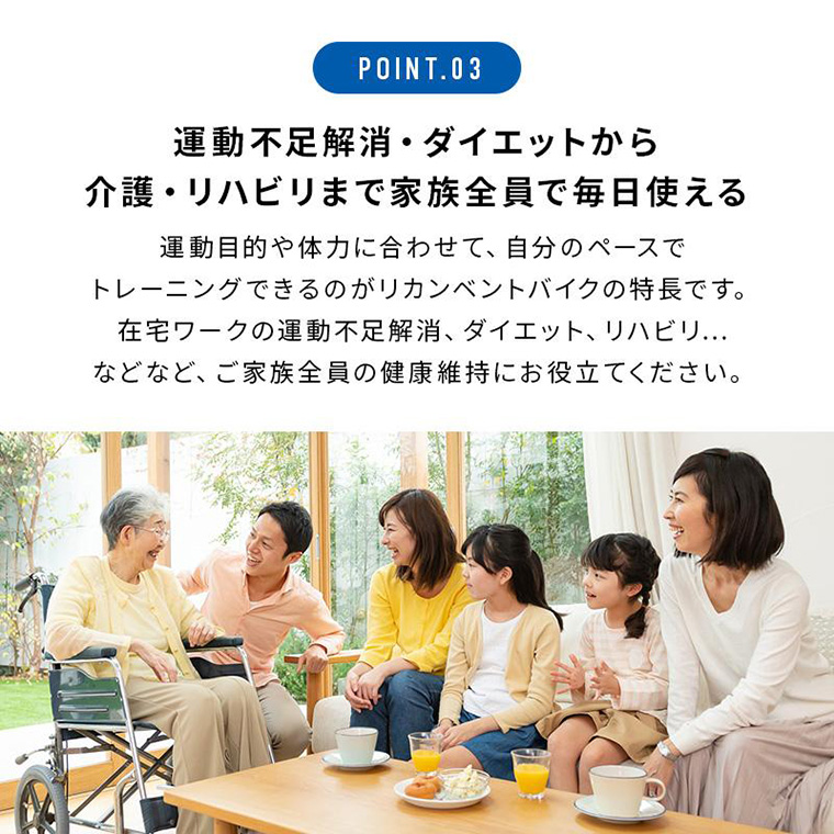 家庭用 リカンベントバイク DK-8718RP
