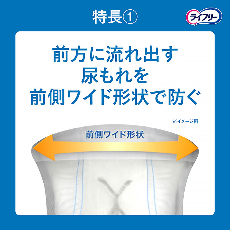 ライフリー さわやか男性用安心パッド 多いときでも安心（120cc） 16枚