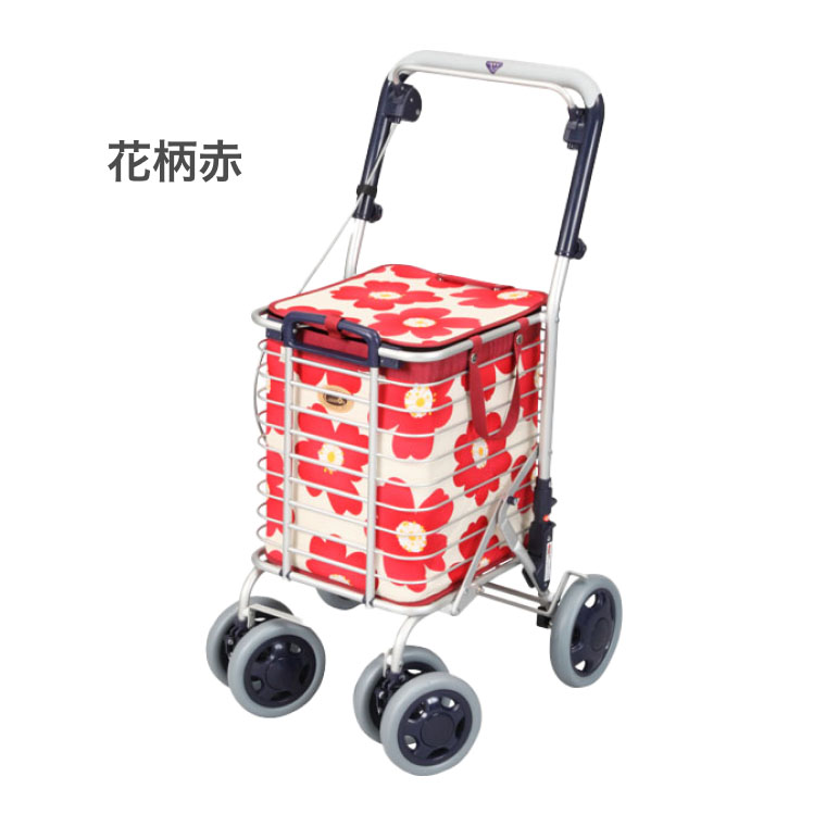 シルバーカー（色：レッド系）｜介護用品｜ダイエット、健康