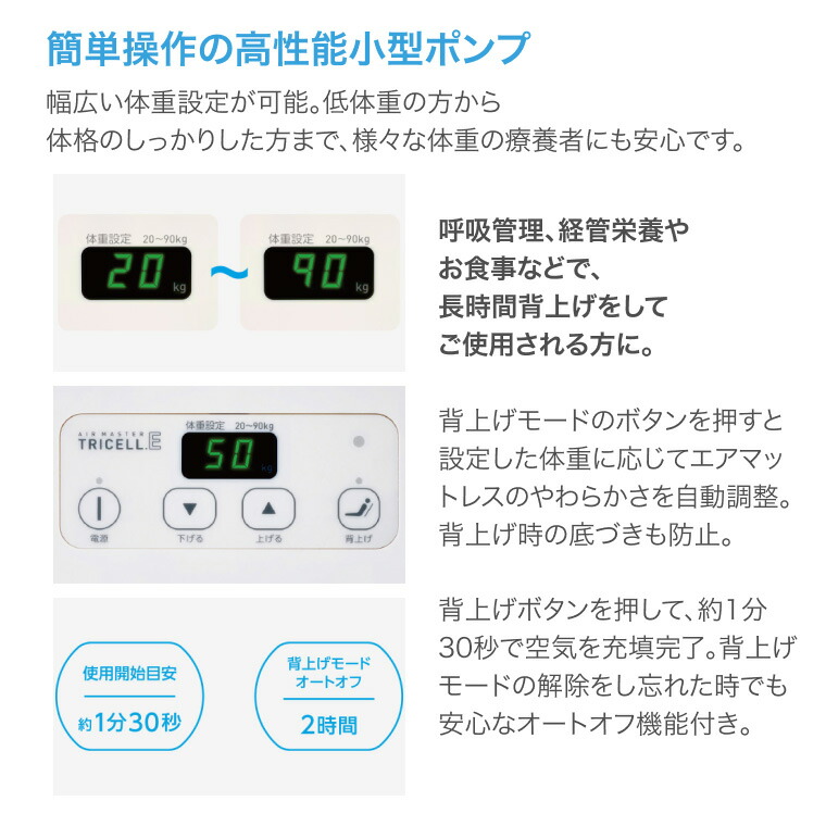 エアマットレス エアマスター トライセルE CR-333 幅90cmタイプ