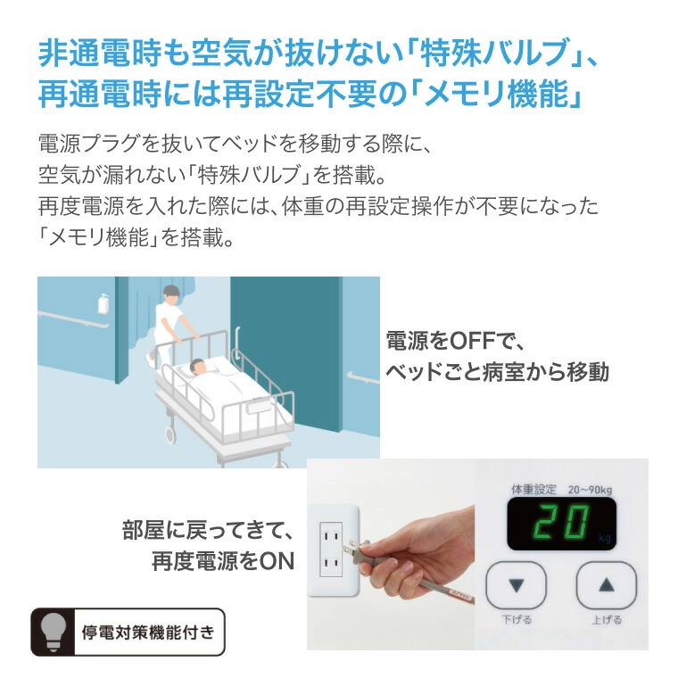 エアマットレス エアマスター トライセルE CR-333 幅90cmタイプ