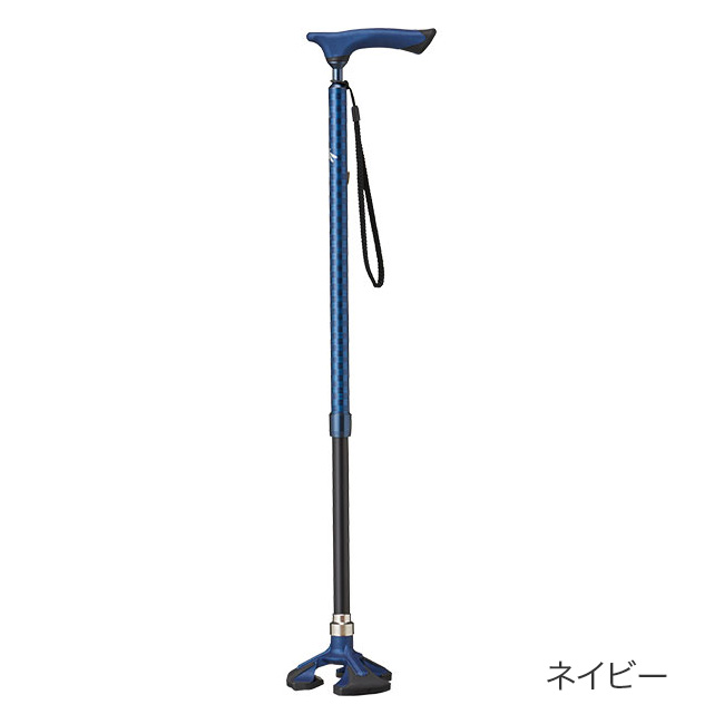 杖 ステッキ 多点杖 楽スマ スリーベース R-101 R-102 R-103 （長さ67