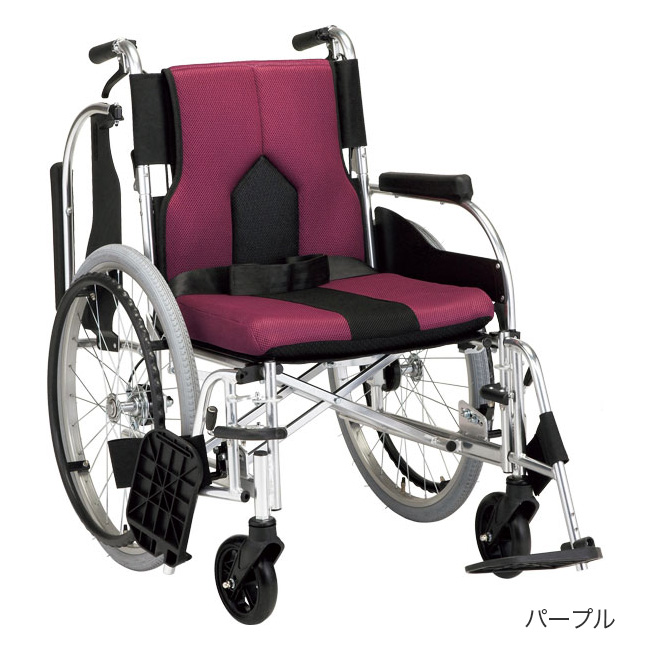 マキテック アルミ自走式車椅子 多機能自走用車いす カラーズ KC-2 座
