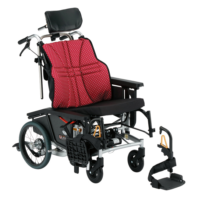 日進医療器 電動車椅子 車いす 介助用 ティルト＆リクライニング NAH