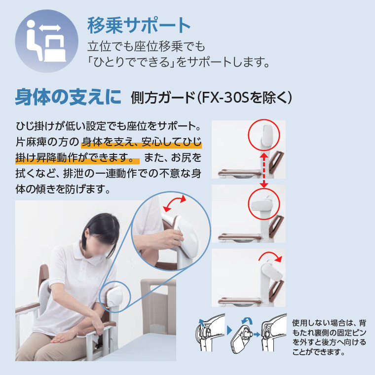 アロン化成 安寿 ポータブルトイレ FX-30 らくゾウくん 自動