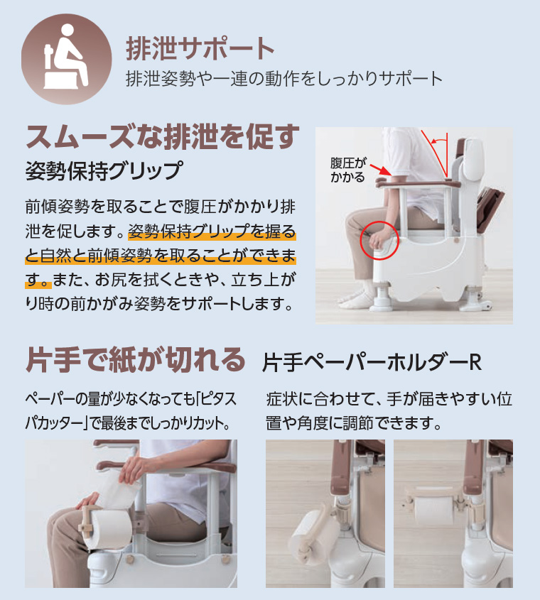 アロン化成 安寿 ポータブルトイレ FX-30 らくゾウくん 自動ラップ