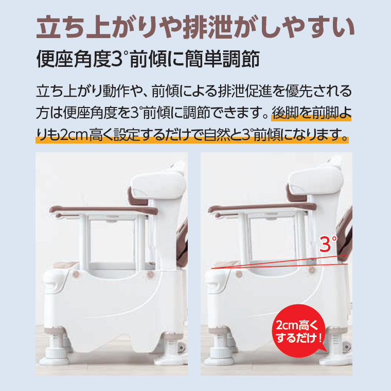 アロン化成 安寿 ポータブルトイレ FX-30 らくゾウくん 自動ラップ