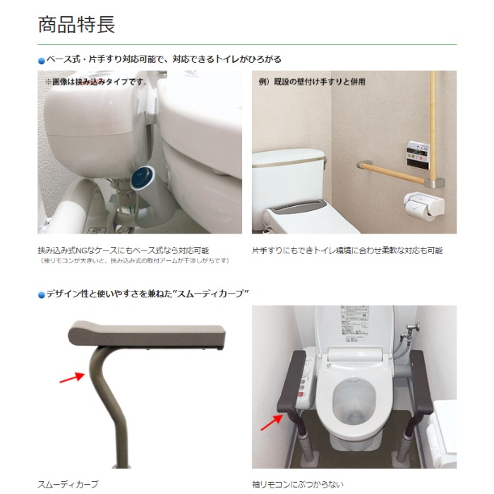 Panasonic（パナソニック） 手すり スムーディ 両手すり XPN-L80832 