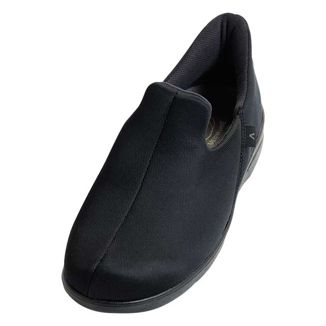 AYUMI 介護用シューズ 室外用 ブラック 27.0-27.5cm あゆみ あゆみシューズ 瞬感スポッと（片足販売） 1141 徳武産業
