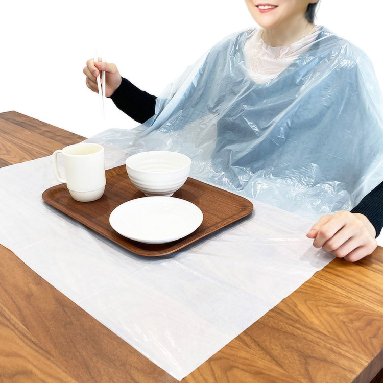 竹虎食事用エプロン使い捨て