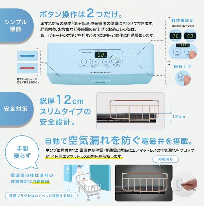 ケープ エアマットレス エアマスターESセット 840タイプ CR-790