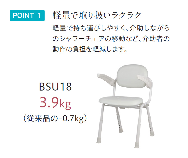コンパクトシャワーチェア ライトタイプ